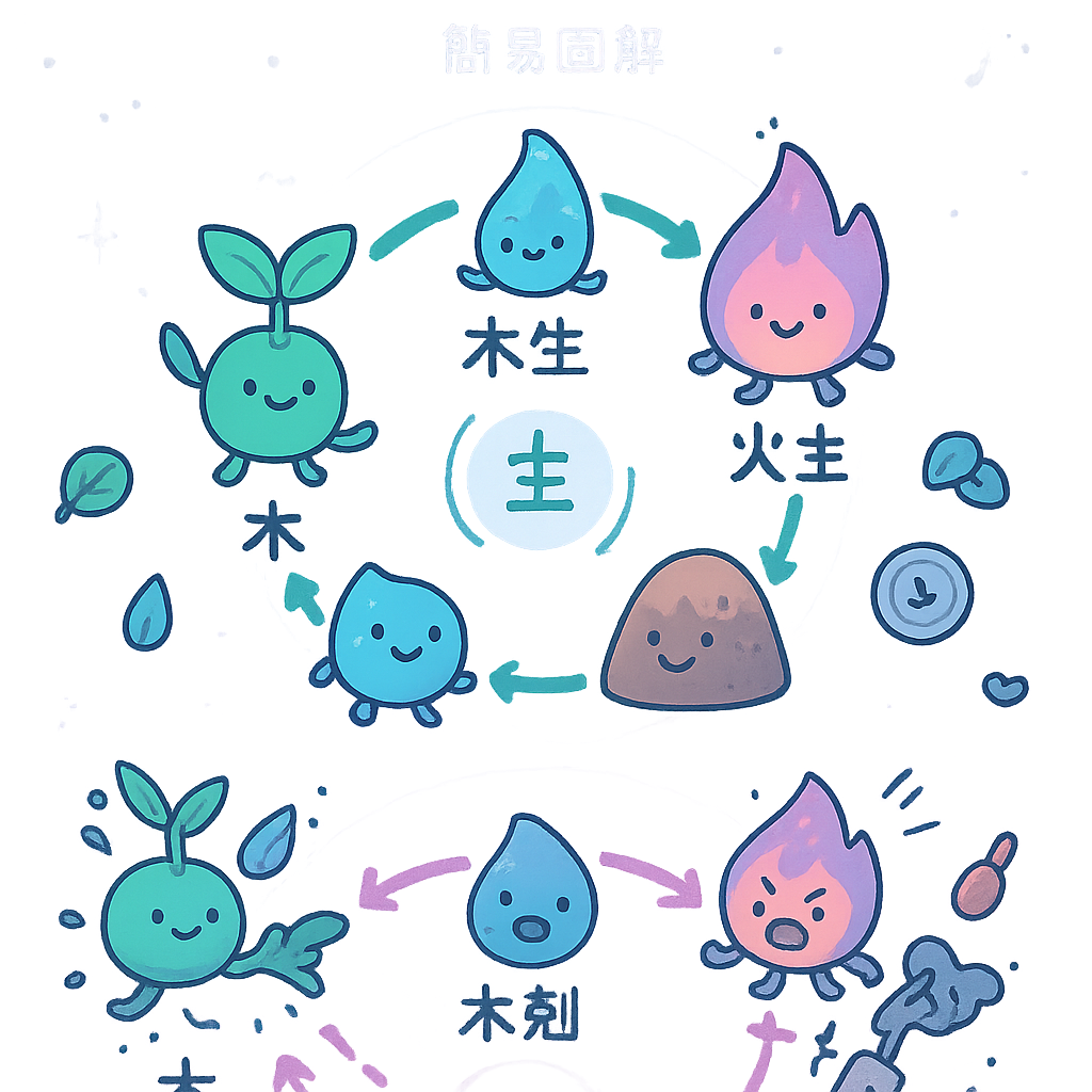 五行生剋基本概念入門