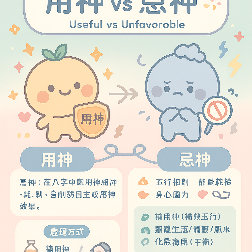 用神忌神影響衣食住行